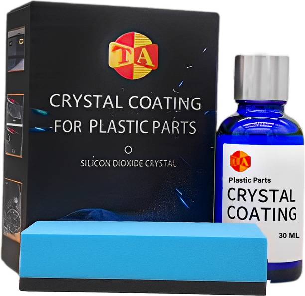 ASRYD Crystal Coating for Car Plastic Parts - Car Interior Cleaning Liquid Premium Crystal Coating for Car Bike Plastic Parts Vehicle Interior Cleaner
