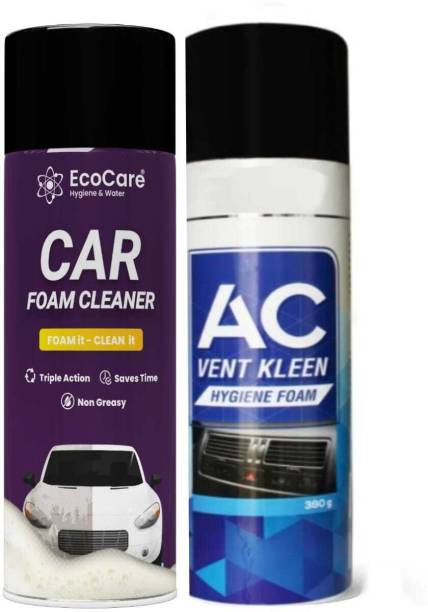EcoCare Car Foam and Ac Foaming Cleaner for car Interior and Exterior cleaner Original and PowerFull Car & Ac Foam Vehicle Interior Cleaner