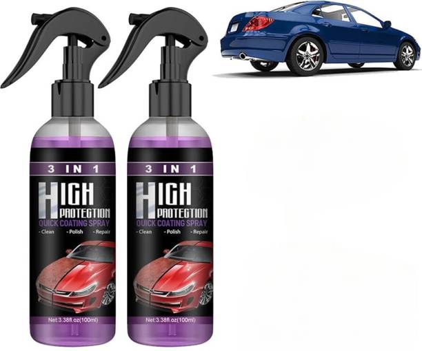 LootZoo Polish Spray Car Coating Spray Clean, Polish & Repair Spray, 2 Pieces Vehicle Interior Cleaner