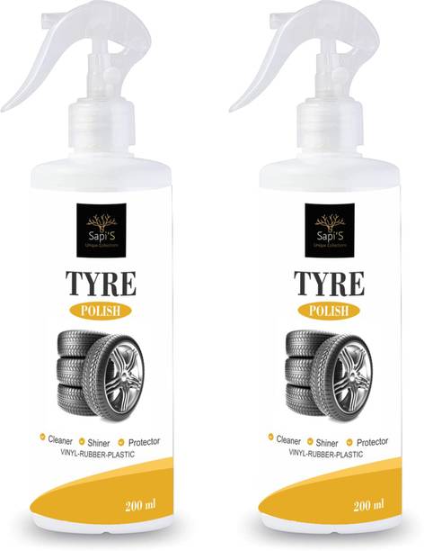 AUTOGROOMZ Tyre Polish and Cleaner (Pack of 2) Tyre Polish and Cleaner (Pack of 2) Vehicle Interior Cleaner