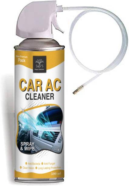 SAPI'S Car AC Vent & Duct Cleaner Odour Neutralizer Spray Form with Long No-sal Pipe Foam Vehicle Glass Cleaner