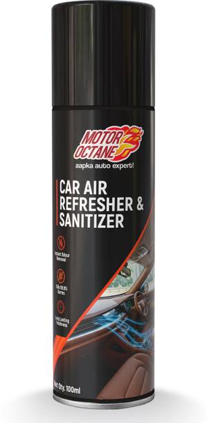 MOTOROCTANE Car Air Refresher & Sanitizer Spray AC Disinfectant, Sanitizes Cabin, New Car Smell - Citrus Fragrance Vehicle Interior Cleaner
