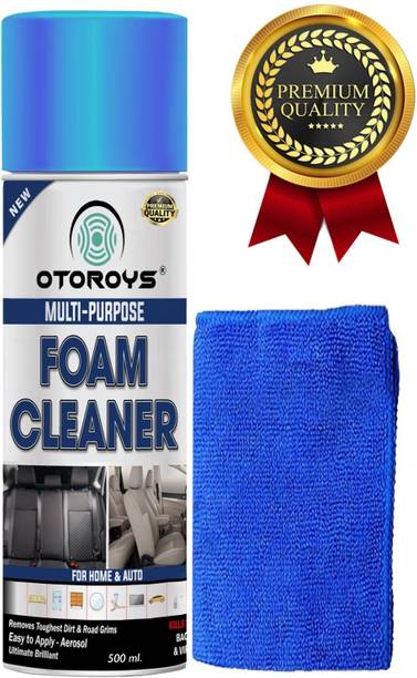 Otoroys Foaming for Home & Auto Spray and Wipe With Microfiber Cloth Vehicle Interior Cleaner
