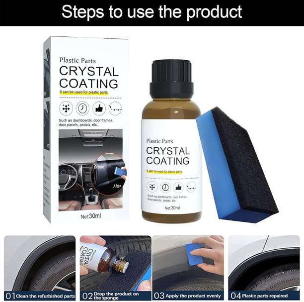 Budwill Car Interior Plastic Refurbishing Coating Agent Auto Panel Crystal Coating Plastic Restorer Auto Polish And Repair Coating Car Clean Vehicle Interior Cleaner