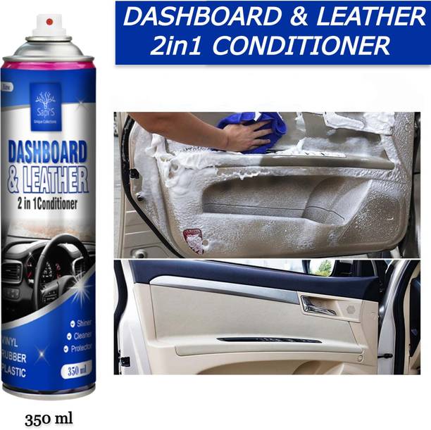 सापीज़ Dashboard & Leather 2in1 Cleaner & protector Dashboard & Leather 2in1 conditioner, Foam cleaner 350 ml व्हीकल इंटीरियर क्लीनर