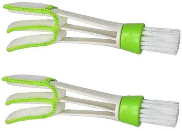 WINKCART Car Air Outlet Vent Double Head Keyboard Clean Brush Multipurpose dust cleaning brush Vehicle Interior Cleaner
