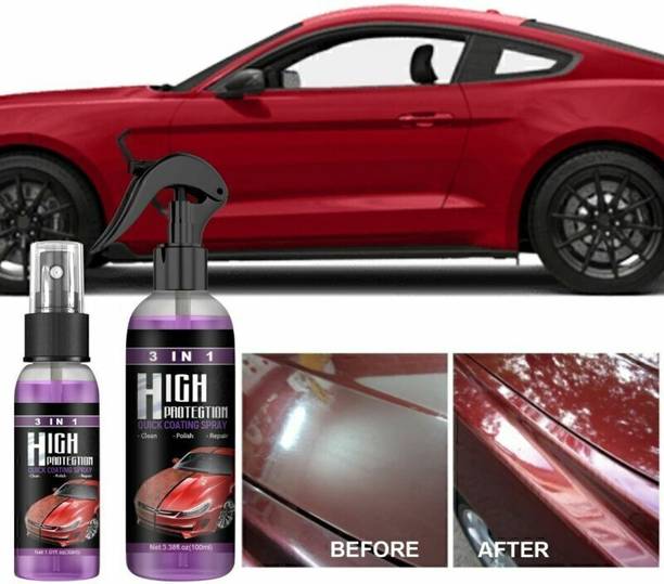 AUTOGROOMZ Autogroomz Liquid Car Polish for Tyres, Dashboard, Leather, Windscreen, Headlight, Exterior, Metal Parts Vehicle Interior Cleaner