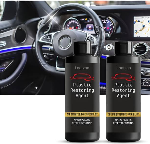 LootZoo Dashboard Shiner Restores Gloss, Protects from UV Rays & Fading, Non-greasy Car Dashboard Shiner Vehicle Interior Cleaner