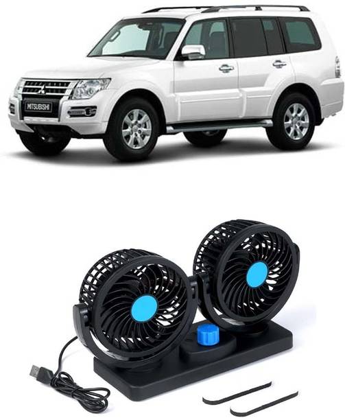 Elite Dual Head Car Fan 5V USB with 360° Rotation for Laptop, Desk & Car E-719 Car Interior Fan