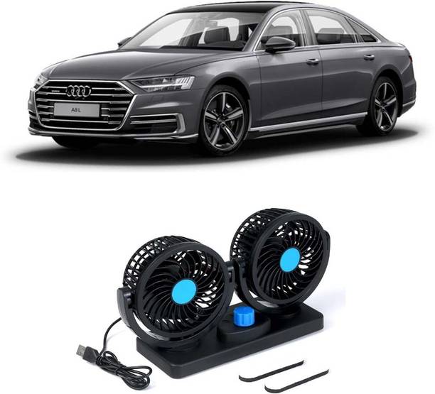 Elite Dual Head Car Fan 5V USB with 360° Rotation for Laptop, Desk & Car E-725 Car Interior Fan