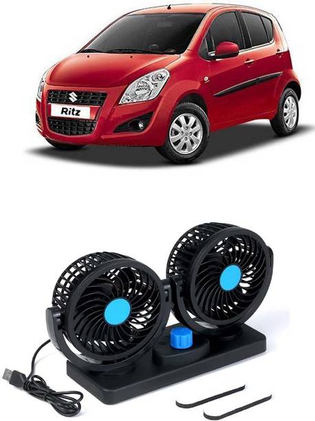 Dvis 5V USB Dual-Head Mini Fan D-1 Adjustable 5V USB Dual Head Car Fan for Laptop, Desk & Car D-511 Rechargeable Fan, USB Fan