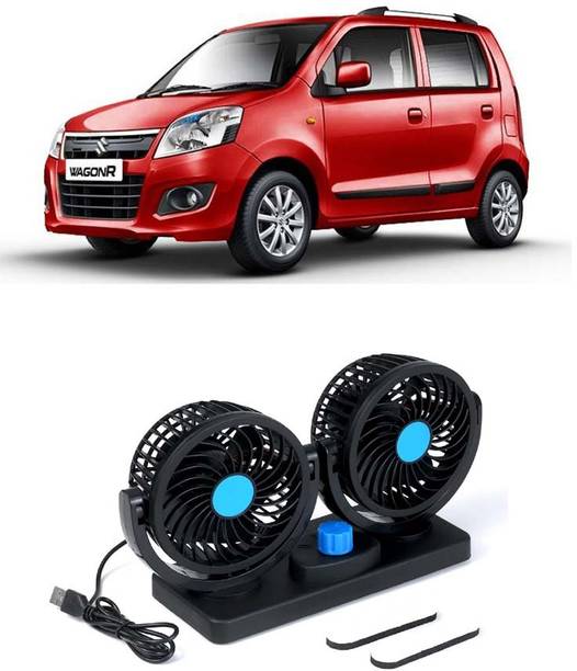 AUTOGARH Portable 5V USB Dual Car Fan for Laptop, Desk & Car A-1622 Car Interior Fan