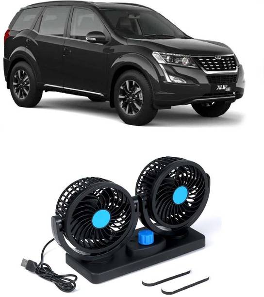 AUTOGARH Portable 5V USB Dual Car Fan for Laptop, Desk & Car A-610 Car Interior Fan