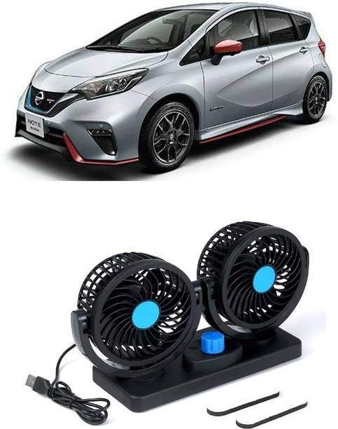 Elite Dual Head Car Fan 5V USB with 360° Rotation for Laptop, Desk & Car E-475 Car Interior Fan