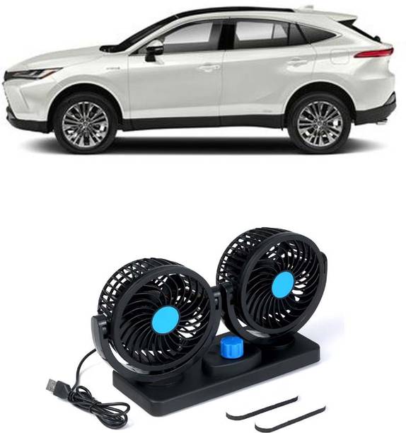 AUTOGARH Portable 5V USB Dual Car Fan for Laptop, Desk & Car A-1358 Car Interior Fan