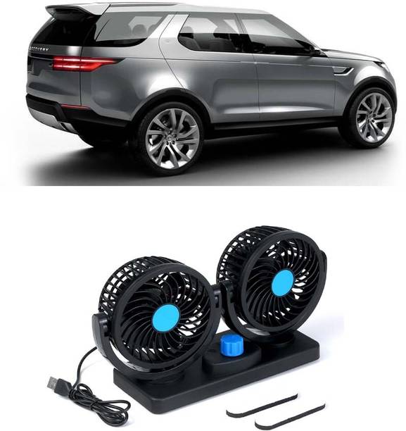 AUTOGARH Portable 5V USB Dual Car Fan for Laptop, Desk & Car A-45 Car Interior Fan