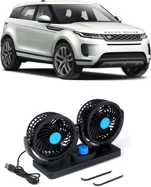 Elite Dual Head Car Fan 5V USB with 360° Rotation for Laptop, Desk & Car E-1475 Car Interior Fan