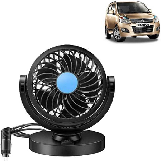 Rhtdm Car Fan 12V 360 Degree Rotatable Single Head_KJGH472 Car Interior Fan