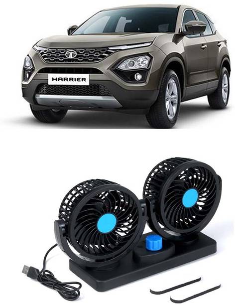 AUTOGARH Portable 5V USB Dual Car Fan for Laptop, Desk & Car A-257 Car Interior Fan