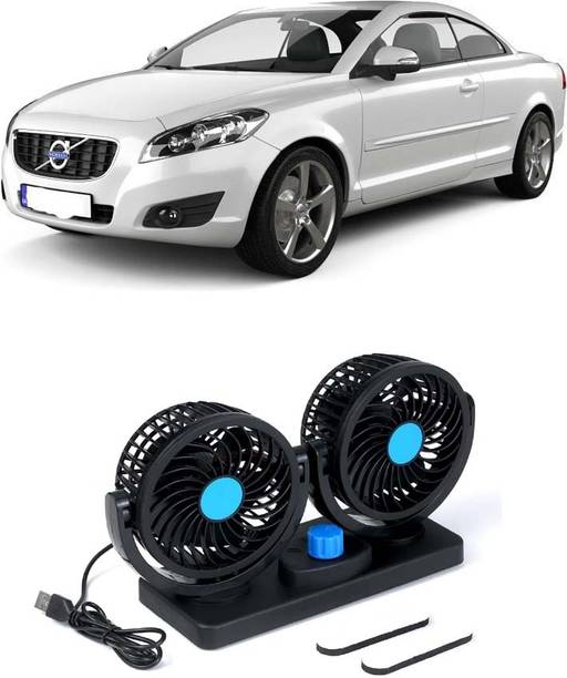 Elite Dual Head Car Fan 5V USB with 360° Rotation for Laptop, Desk & Car E-1857 Car Interior Fan