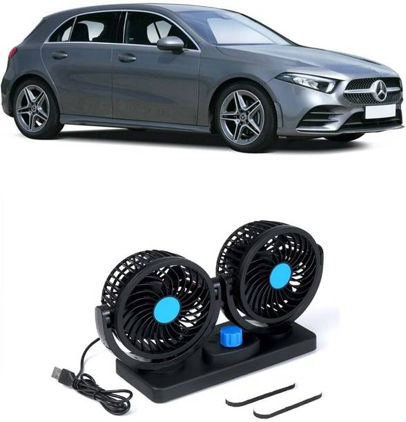 Dvis 5V USB Dual-Head Mini Fan D-1 Adjustable 5V USB Dual Head Car Fan for Laptop, Desk & Car D-718 Rechargeable Fan, USB Fan