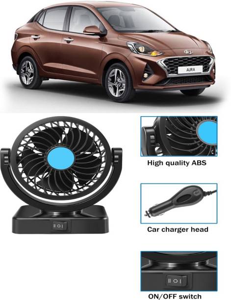 Amulite Cooling Car Fan 360 Degree Rotatable For vehicle-G-CF 082 Car Interior Fan