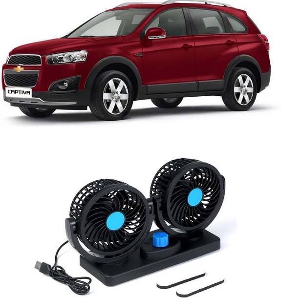 AUTOGARH Portable 5V USB Dual Car Fan for Laptop, Desk & Car A-1180 Car Interior Fan