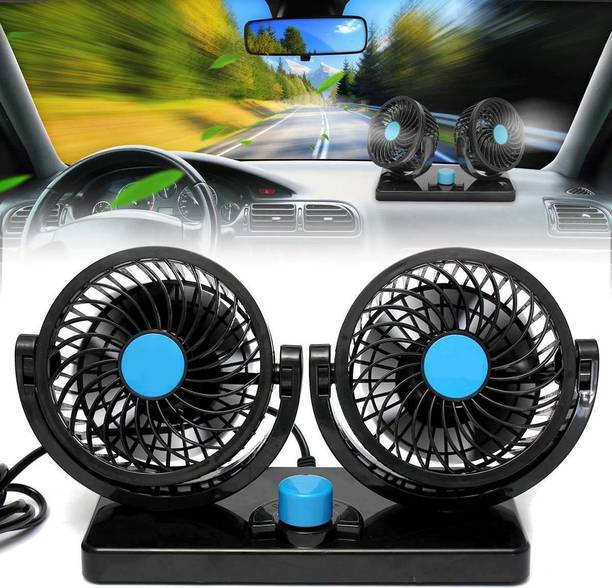 CCE Car Fans Electric Auto Cooling Fan 360 Degree Rotatable for All Auto Vehicles Car Interior Fan