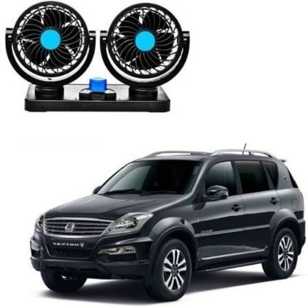 Zinzo Imported 100% Copper Motor 12V DC Car Cooling Fan 360 Degree Air Flow Mode CF88 Car Interior Fan