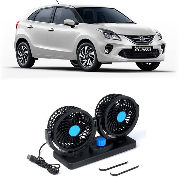 Dvis 5V USB Dual-Head Mini Fan D-1 Portable 5V USB Dual Head Car Fan for Laptop, Desk & Car D-457 Rechargeable Fan, USB Fan