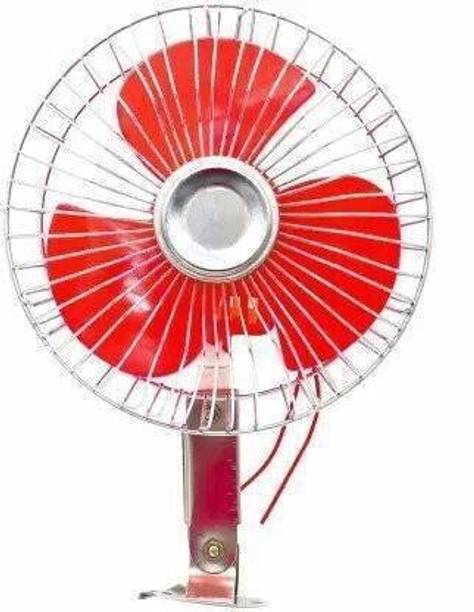 Ajeetech DC 6INCH FAN 12 Volts Oscillating Automotive Fan_21 Powerful Car Interior Fan