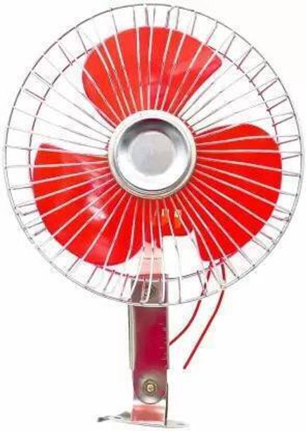 Ajeetech DC 6INCH FAN 12 Volts Oscillating Automotive Fan_22 Car Interior Fan