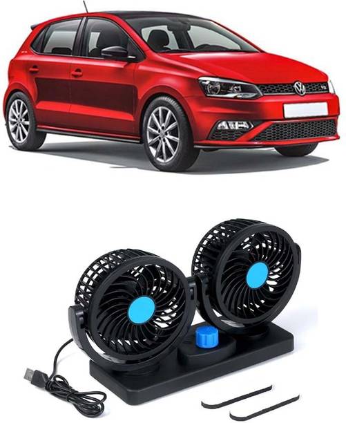 AUTOGARH Portable 5V USB Dual Car Fan for Laptop, Desk & Car A-99 Car Interior Fan