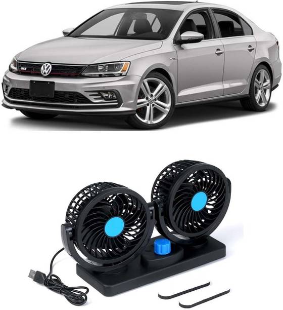 Elite Dual Head Car Fan 5V USB with 360° Rotation for Laptop, Desk & Car E-439 Car Interior Fan