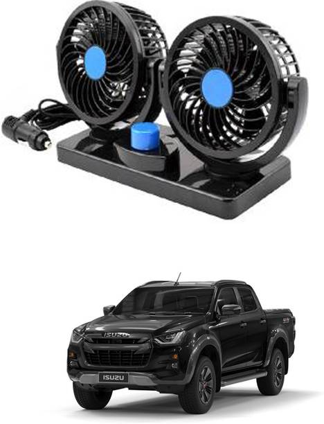 Zinzo Imported 100% Copper Motor 12V DC Car Cooling Fan 360 Degree Air Flow Mode CF8 Car Interior Fan