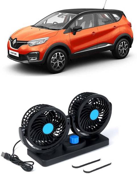 AUTOGARH Portable 5V USB Dual Car Fan for Laptop, Desk & Car A-383 Car Interior Fan
