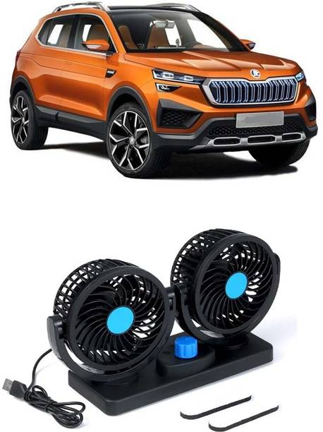 Dvis 5V USB Dual-Head Mini Fan D-1 Adjustable 5V USB Dual Head Car Fan for Laptop, Desk & Car D-622 Rechargeable Fan, USB Fan