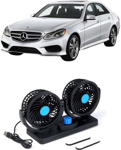 AUTOGARH Portable 5V USB Dual Car Fan for Laptop, Desk & Car A-579 Car Interior Fan