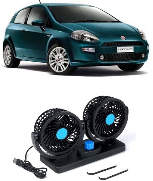Dvis 5V USB Dual-Head Mini Fan D-1 Adjustable 5V USB Dual Head Car Fan for Laptop, Desk & Car D-531 Rechargeable Fan, USB Fan