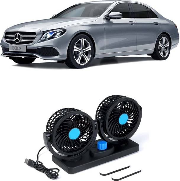 AUTOGARH Portable 5V USB Dual Car Fan for Laptop, Desk & Car A-784 Car Interior Fan