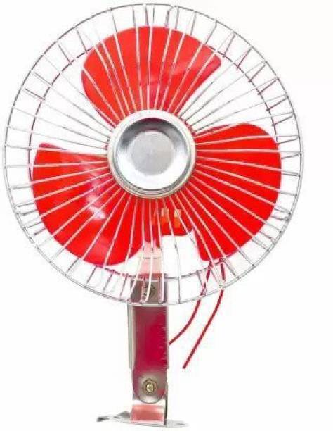Ajeetech DC 6INCH FAN 12 Volts Oscillating Automotive Fan_26 Car Interior Fan