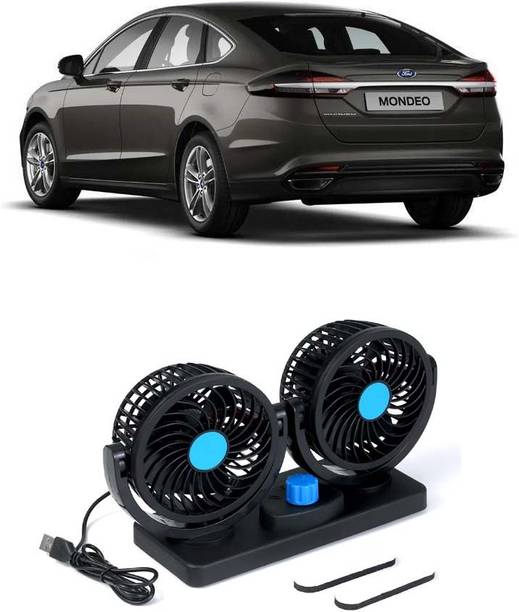 Dvis 5V USB Dual-Head Mini Fan D-1 Adjustable 5V USB Dual Head Car Fan for Laptop, Desk & Car D-119 Rechargeable Fan, USB Fan