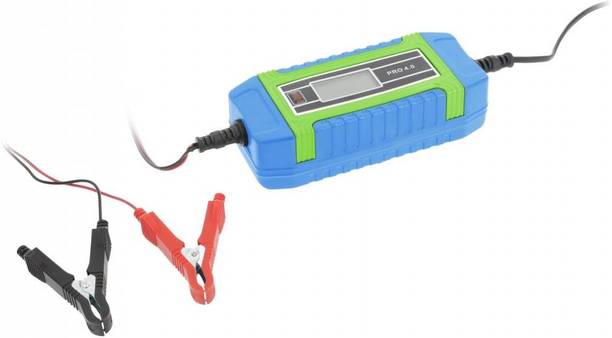 Högert Technik HT8G610 Smart Battery Charger 6V/12V | Pulse Repair Maintainer for Car Bike Car Inverter