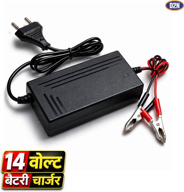 D2N 14V 2A SMPS Battery I Charger for 12V Battery Auto Cut-Off Bike Car UPS Car Inverter