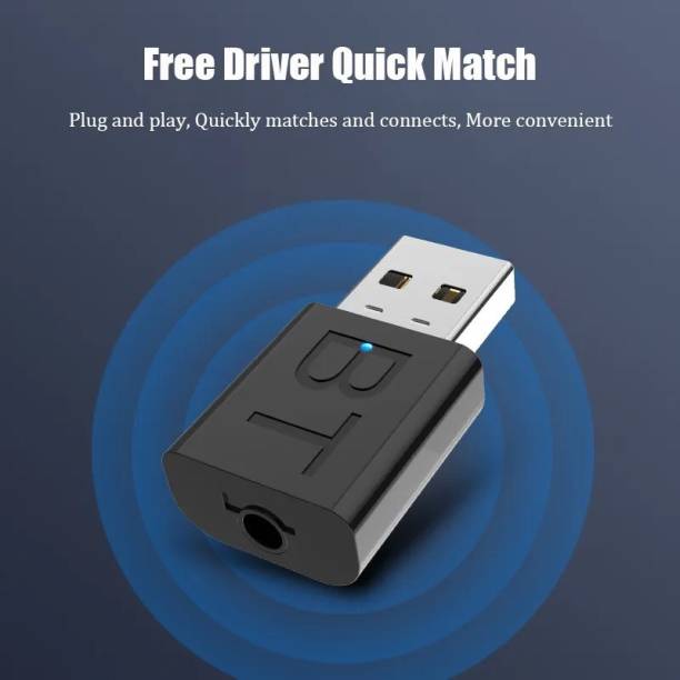 RPMSD v5.0 Car Bluetooth Device with Audio Receiver, 3.5mm Connector, Adapter Dongle