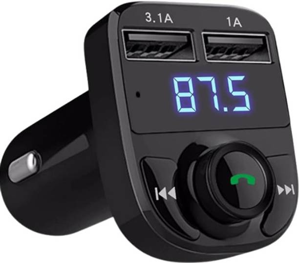 SarvoTeleweb v2.1 Car Bluetooth Device with Audio Receiver, MP3 Player, FM Transmitter