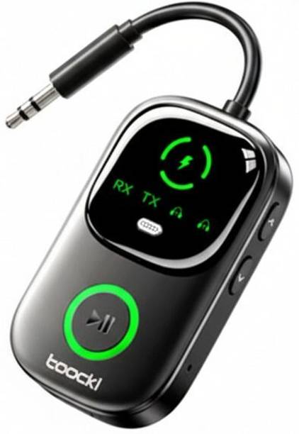 Toocki v5.0 Car Bluetooth Device with Audio Receiver, Transmitter