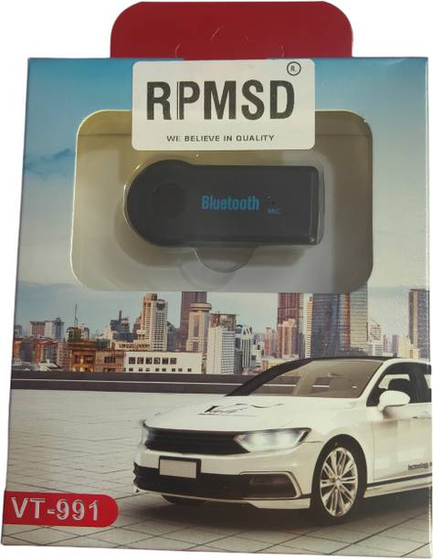 RPMSD v5.0 Car Bluetooth Device with Audio Receiver, USB Cable, 3.5mm Connector