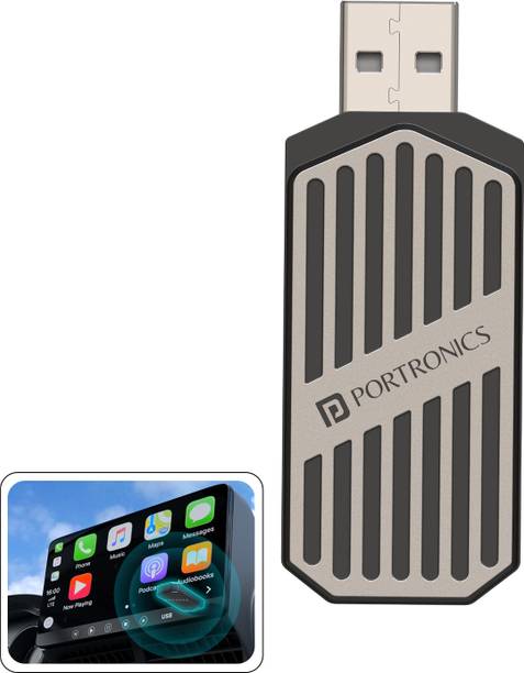 Portronics v5.0 Car Bluetooth Device with Audio Receiver