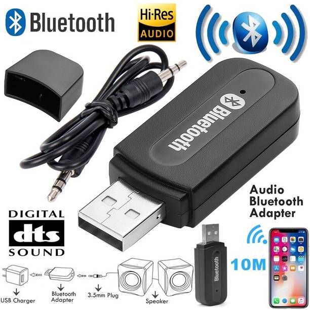 GADGETSMORE v2.0+EDR Car Bluetooth Device with Adapter Dongle, Audio Receiver